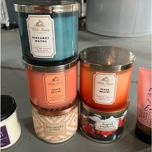 Bath and Body Works Products #bathandbodyworks #bbw #candles #personalcare